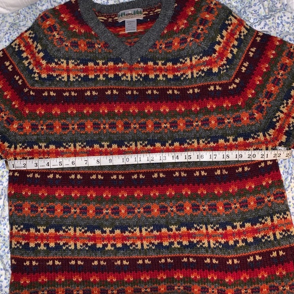 EMS patterned wool sweater - Picture 4 of 5